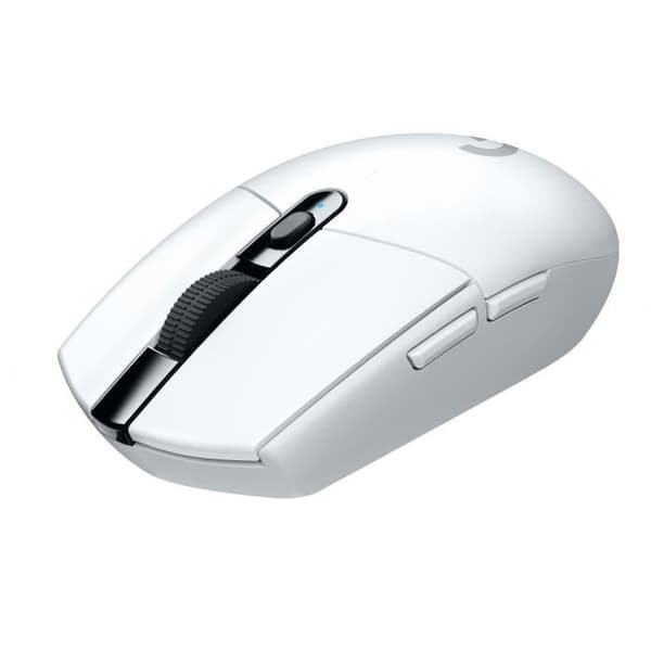 Logitech G305 trådlös mus - Optisk - RF trådlös - 12000 DPI - 400 ips - Vit