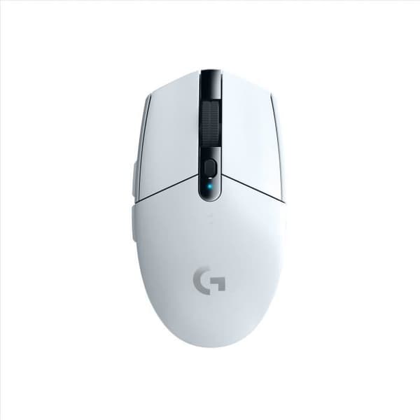 Logitech G305 trådlös mus - Optisk - RF trådlös - 12000 DPI - 400 ips - Vit Vit