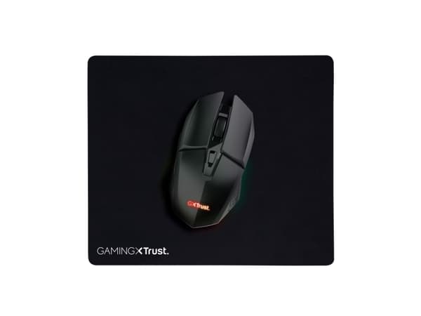 Trust GXT 112 Felox - Hiiri - 6 painiketta - langaton, kaapeli - USB, USB-C - musta