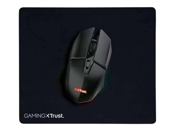 Trust GXT 112 Felox - Hiiri - 6 painiketta - langaton, kaapeli - USB, USB-C - musta musta