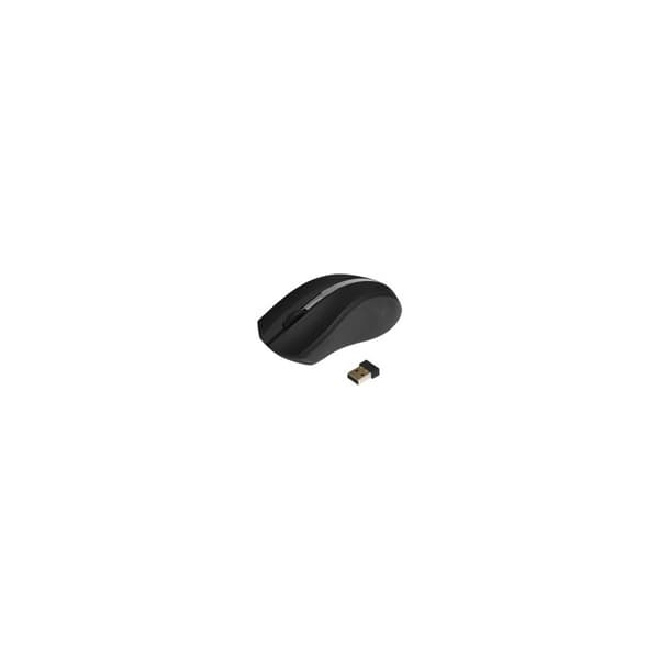 Mysz  bezprzewodowo-optyczna USB AM-97A czarna Svart