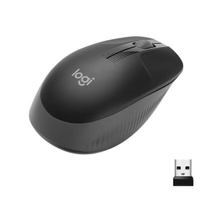 LOGITECH M190 Wireless Mouse - CHARCOAL