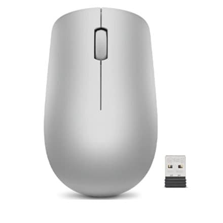 LENOVO 530 Wireless Mouse Platinum Grey Grå, Platina