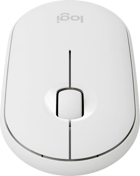 Logitech M350 - Optical mouse - Pebble - off-white