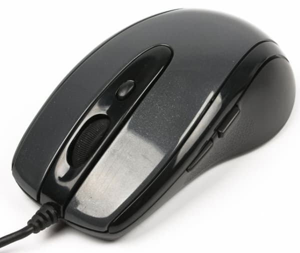 A4Tech N-708X mouse USB Type-A Optical 1600 DPI Right-hand musta