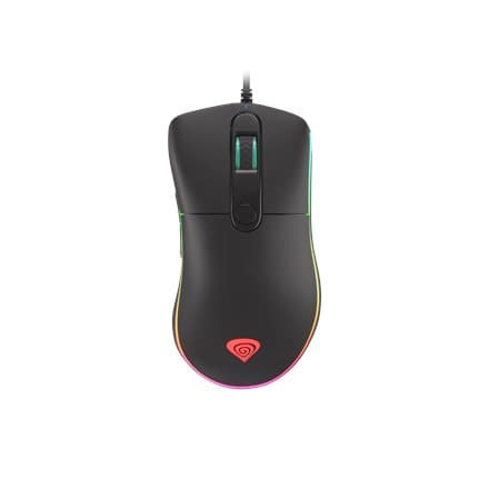 Mysz Genesis Krypton 510 8000 DPI podświetlenie RGB dla graczy Czarna