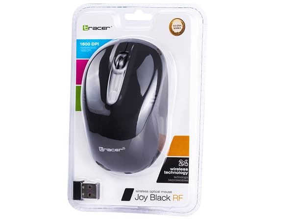 Mysz JOY II RF NANO USB - Black Sort