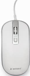 Gembird Optical Mouse White Silver, Vit