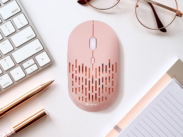Tracer TRAMYS46940 PUNCH PINK RF 2.4 Ghz wireless mouse built-in battery 1600 DPI