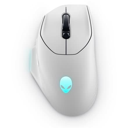 Dell | Gaming Mouse | AW620M | Wired/Wireless | Alienware Wireless Gaming Mouse | Lunar Light Hvid