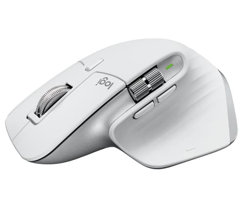 Logitech MX Master 3S for Mac Sølv, Hvit