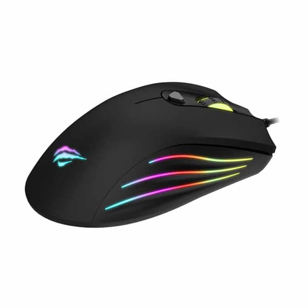 Havit MS1002 Programmerbar RGB-gamingmus 3200DPI med 7 knapper