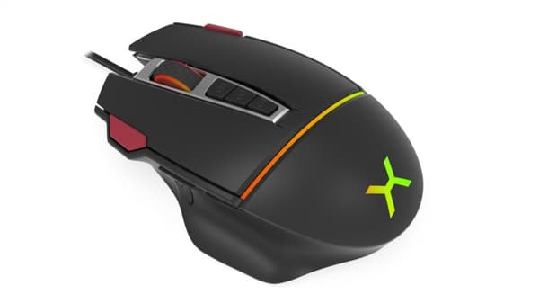 KRUX Fuze Pro mus Höger USB Type-A Optisk 12000 DPI