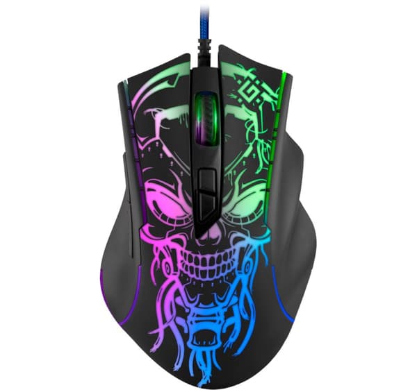 Gaming, optisk, trådbunden mus DEFENDER GM-928 BULLETSTORM 7200dpi 7P lyser