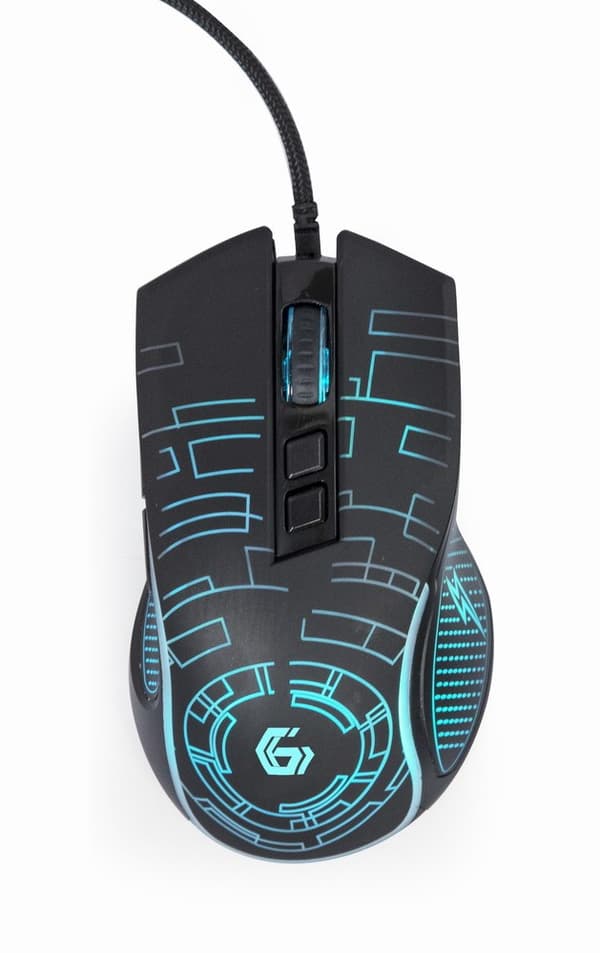 Gembird MUSG-RGB-01 mus Höger USB Type-A 3600 DPI