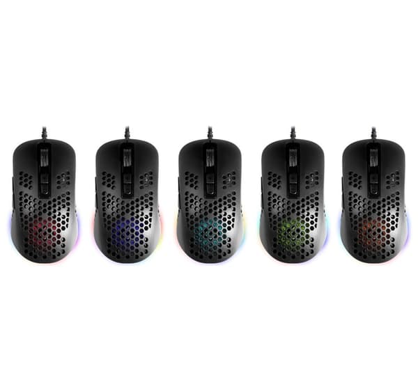 Gaming, optisk, kablet mus DEFENDER GM-620L SHEPARD 12800dpi 7P RGB
