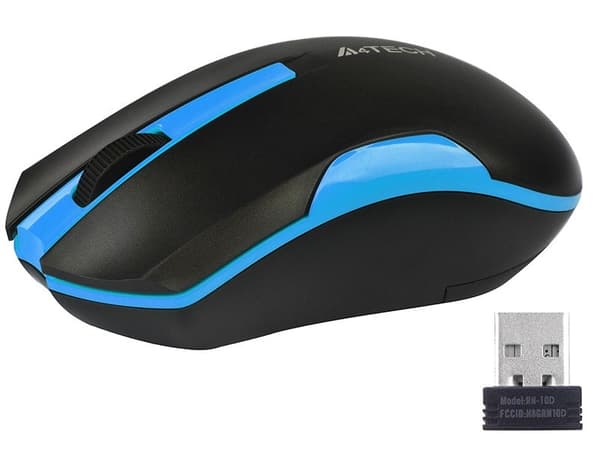 A4Tech G3-200N mus Ambidextrous RF trådløs optisk 1000 DPI