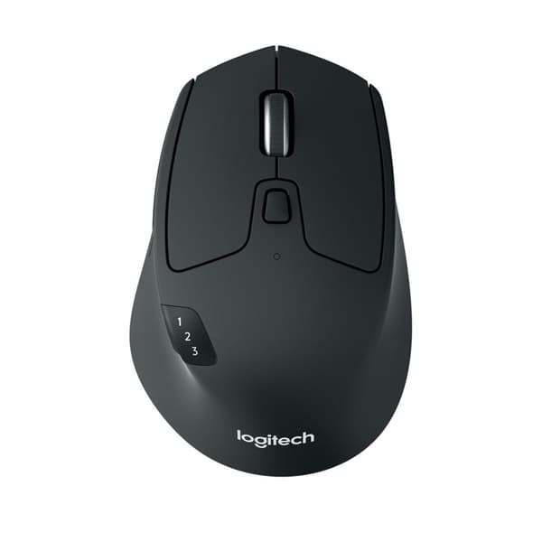 Logitech M720 Triathlon-mus Svart, Vit