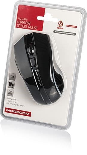Modecom WRM1 mus RF trådlös optisk