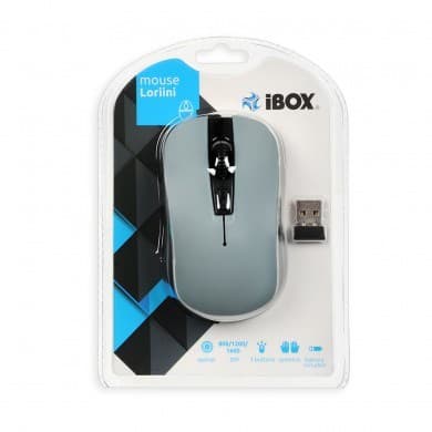 iBox LORIINI mus Ambidextrous RF Wireless Optical 1600 DPI