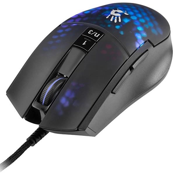 A4Tech BLOODY A4TMYS47113 L65 MAX RGB Honeycomb (aktiveret) mus USB Type-A Optisk 12 000 DPI