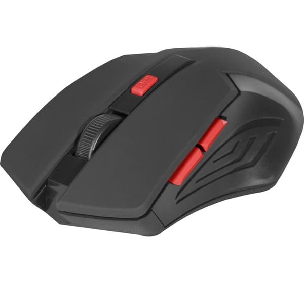MOUSE DEFENDER ACCURA MM-275 RF SORT & RØD OPTISK 1600DPI 6P
