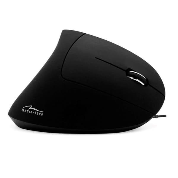 MEDIA-TECH VERTIC MT1122 Trådbunden vertikal mus 6400 DPI Svart