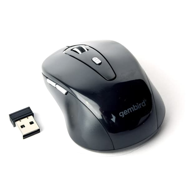 Gembird MUSW-6B-01 hiiri Oikea RF Wireless Optical 1600 DPI