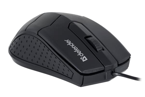 MOUSE DEFENDER HIT MB-530 SVART OTPICAL 1000dpi 3P