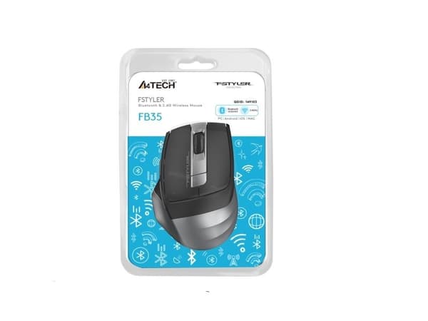 Mus A4Tech FSTYLER FB35 Trådlös 2,4GHz Bluetooth Optisk 2000 dpi A4TMYS46717