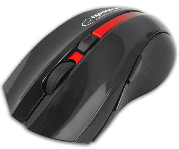 Esperanza EM129R Trådlös Bluetooth 6D Mus, svart