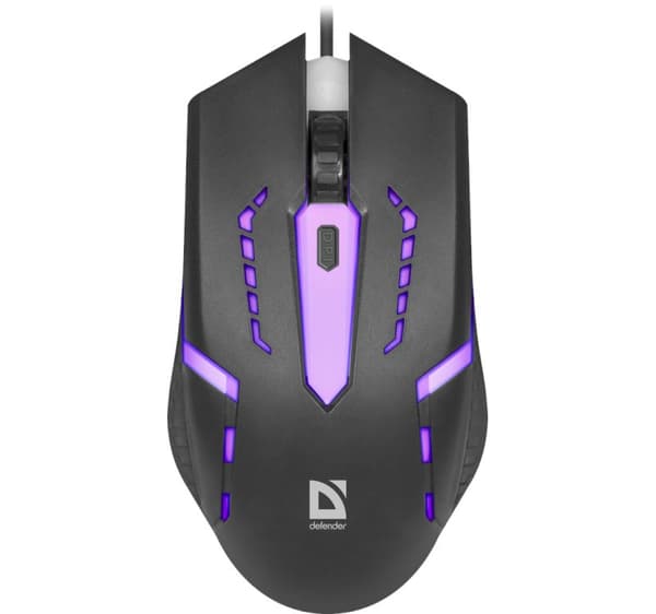 MOUSE DEFENDER FLASH MB-600L OPTISK LED 1200dpi 4P