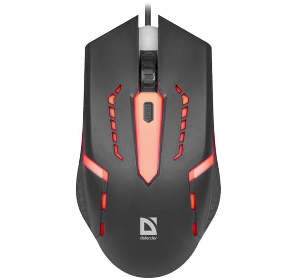 MOUSE DEFENDER FLASH MB-600L OPTISK LED 1200dpi 4P