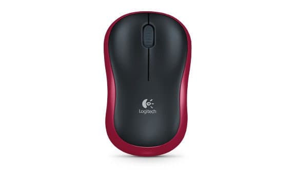 Logitech LGT-M185R musta, Punainen