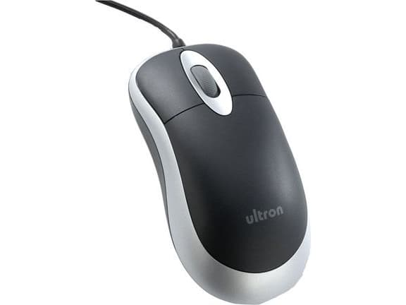 Ultron UM-100 Basic Optical Mouse USB scrollhjul, ergonomisk design, upplösning 800dpi/ Gränssnitt: USB/ Teknik: optisk, trådbunden/ Funktioner: 3 kn