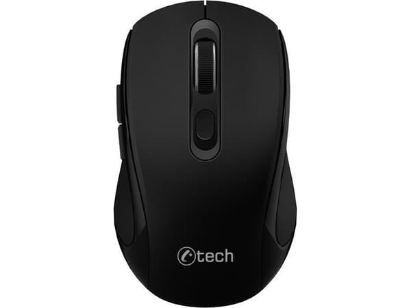 Hiiri C-Tech C-TECH hiiri Kaksitoiminen, langaton, 1600DPI, 6 painiketta, musta, USB nano vastaanotin