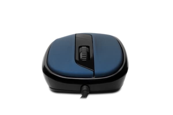 Connect IT CMO-1200-BL, högerhand, Optisk, USB Type-A, 1000 DPI, Blå