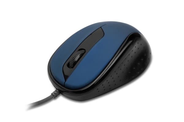 Connect IT CMO-1200-BL, högerhand, Optisk, USB Type-A, 1000 DPI, Blå