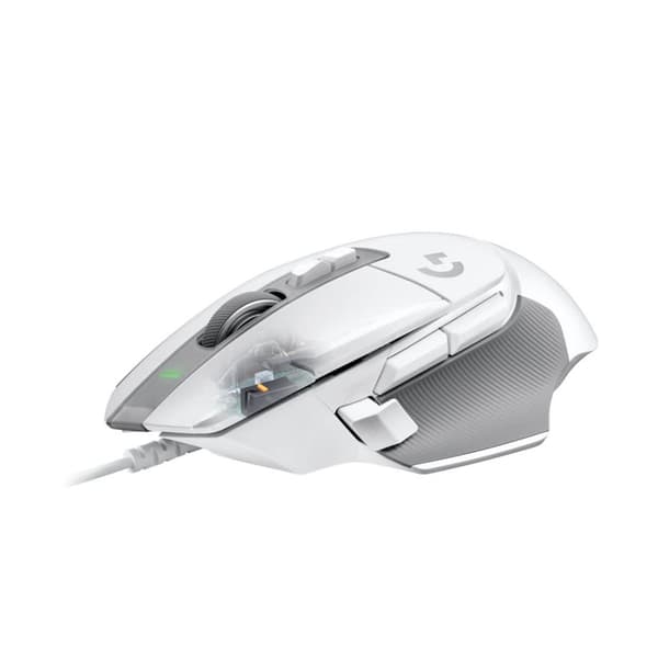 Logitech G502 X spillmus, hvit