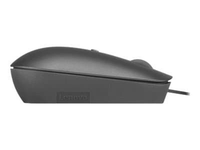 Lenovo 540 - Mus - kompakt - optisk - 4 knapper - kablet - stormgrå - løsvekt