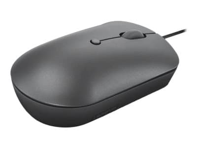 Lenovo 540 - Mus - kompakt - optisk - 4 knapper - kablet - stormgrå - løsvekt