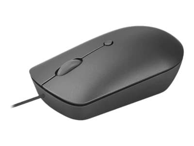 Lenovo 540 - Mus - kompakt - optisk - 4 knapper - kablet - stormgrå - løsvekt Grå