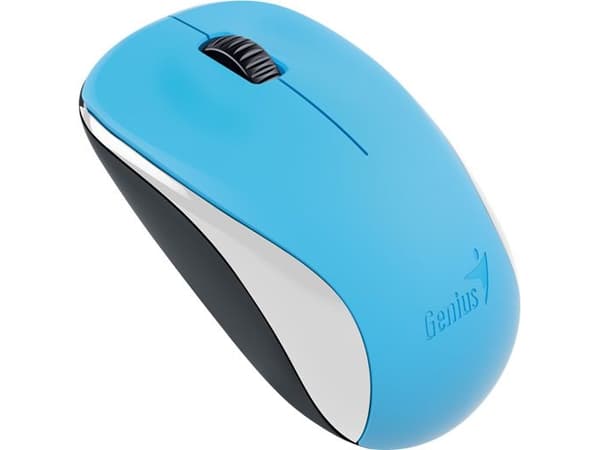 Genius Computer Technology NX-7000, Ambidextrous, BlueEye, RF trådlös, 1200 dpi, Blå Blå