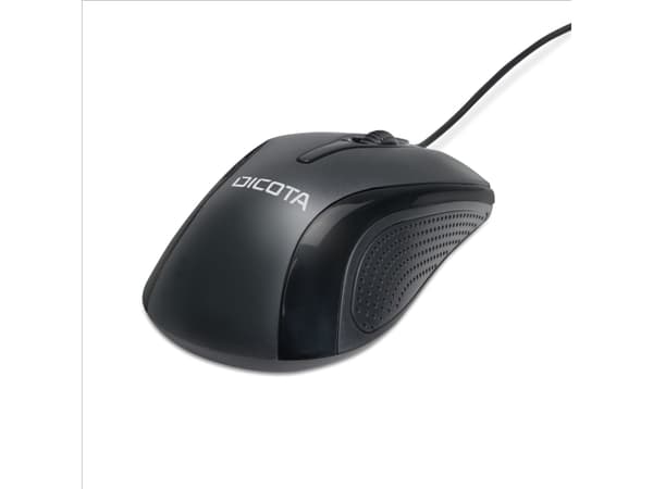 DICOTA D32011, Molempikätinen, USB A-tyyppi, 1200 DPI, Musta