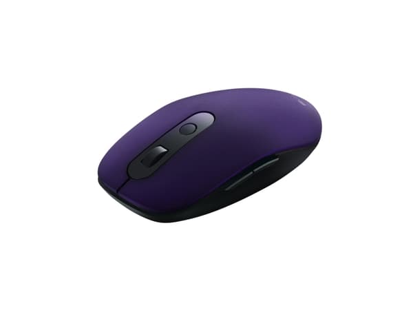 Canyon MW-9, högerhand, Optisk, Trådlös RF + Bluetooth, 1600 DPI, Lila