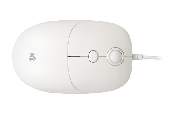 iBOX Seagull - Mus - höger- och vänsterhänta - optisk - 3 knappar - kabelansluten - USB - vit