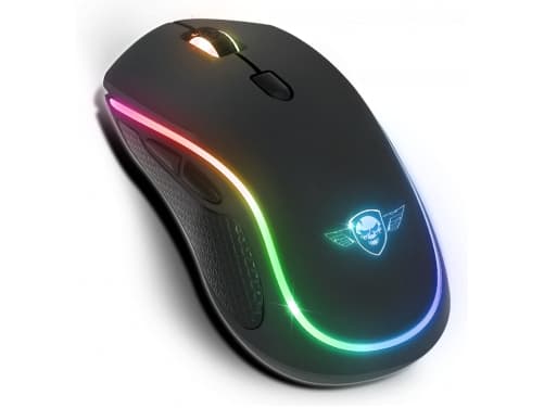 Spirit of Gamer PRO-M9, Ambidextrous, Optisk, RF Trådlös, 4200 DPI, Svart Svart