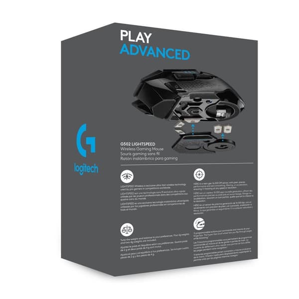 Logitech G G502 LIGHTSPEED trådløs gamingmus