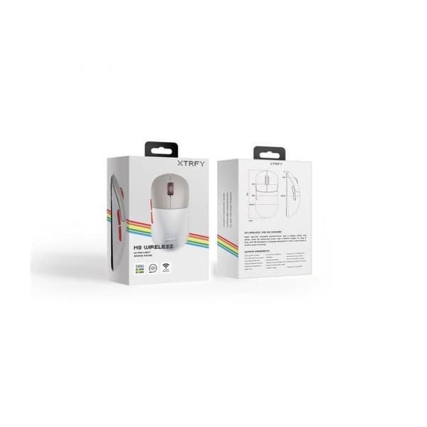 Gamingmus - Xtrfy - M8 Wireless - Ultralätt - 1ms utan fördröjning - 300mAh batteri