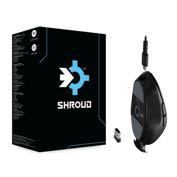 Logitech G303 Shroud Edition trådløs spillmus, svart
